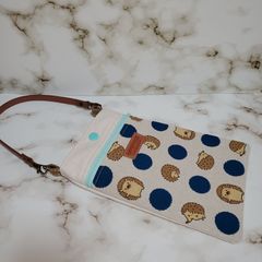 ハンドメイド スマホケース スマホポーチ ポケット付き No.135