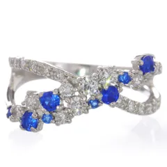 指輪 レディース アウイナイト リング プラチナ ダイヤモンド Pt950 刻印入り 鑑別書付き 日本製【人気アイテム】【アクセサリーマート/メルカリShops店】