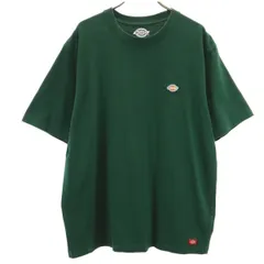 Dickies ディッキーズ 半袖 Tシャツ XL 深緑 無地 メンズ 古着