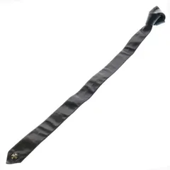 クロムハーツ ブラック　レザー ネクタイ　BSフレア 楽天市場】CHROME HEARTS SILK TIE BS FLEUR クロムハーツ