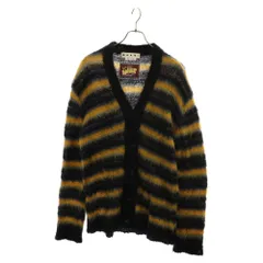 MARNI (マルニ) 21AW V-NECK MOHAIR CARDIGAN モヘア混Vネック ボーダー柄 カーディガン マルチ CDMG0051Q0のサムネイル