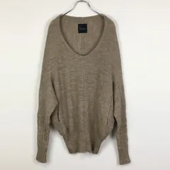 アーバンリサーチ ロッソ 片畦ニットプルオーバー