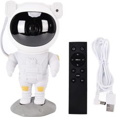 宇宙飛行士 プラネタリウム 家庭用 アストロノートギャラクシー プロジェクター ナイトライト ベッドルーム用 リモートタイマー 360°調整可能 子供 大人のパーティー ホームデコレーション ゲームルームの贈り物