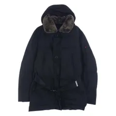 PEUTEREY ピューテリー ダウンジャケット 47293105 国内正規品 HURRICANE TXP 09 ハリケーン 襟ラビットファー ダウンジャケット ブラック系 S【中古】のサムネイル