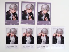 7枚セット にじさんじ ウィンターデート2024～Memorial Gift ＆ Snowy Tales～ ランダムチェキ風カード Aグループ 葛葉