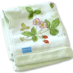 今治産 ウェッジウッド ウォッシュタオル 日本製 西川 34×35cm  グリーン  WW4602