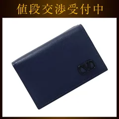 ヴァレンティノ ガラヴァーニ 三つ折り 財布 ネイビー ブルーのサムネイル
