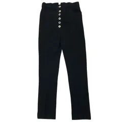 ANN DEMEULEMEESTER ブラックサルエルパンツ 36 アン・ドゥムルメステール Ann Demeulemeester ANNP Pants （099