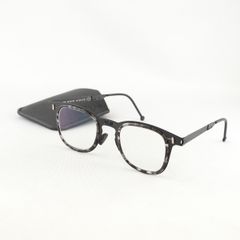 サングラス ROAV GALAXY Dallas USED美品 折りたたみ コンパクト デミブラック 度無し クリアレンズ ローブギャラクシー 49サイズ X7215
