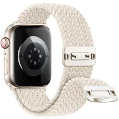 新品 コンパチブル アップルウォッチ バンド ナイロン 41mm 40mm 38mm 42mm（Series 10）編み込み Apple Watch バンド スポーツ 金属磁気バックル 強力マグネット アップルウォッチ ソロループ 伸縮性 iWatch Ser