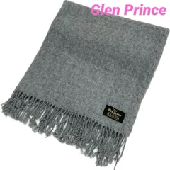 Glen Prince グレンプリンス 大判 カシミヤストール グレー レディース 冬 ゴーゴー古着久喜倉庫店B9325のサムネイル