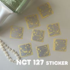 🍀 NCT127 草鈍器 ペンライトステッカー 反射 ステッカー テヨン ジャニ ユウタ ドヨン ジェヒョン ジョンウ マーク ヘチャン