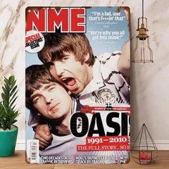 ロック メタルポスター【 オアシス / Oasis 】 ブリキ看板 雑誌 11