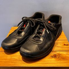 PRADA SPORT プラダ スポーツ AMERICAS CUP ORIGINAL SNEAKER スニーカー ブラック 黒 サイズ７（ 28.0cm ）