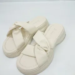 ◇ ⊂ SHEIN サンダル サイズ37 ホワイト レディース E  【1502060006842】