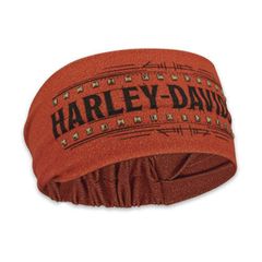 Harley-Davidson ハーレーダビッドソン レディース スタッズ ヘッドバンド オレンジ