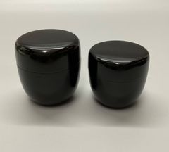 茶道具 棗 木製二度塗と面朱吹雪2個 - メルカリ
