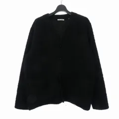 未使用 OUR LEGACY カーディガン モヘア ブラック 46 OUR LEGACY アワー レガシー 22AW BLACK MOHAIR CARDIGAN モヘア