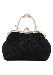 『大人気』 チェーン付き ショルダーバッグ レースのパーティーバッグ 披露宴 エレガント 入学 イブニングバッグ 卒業式 フォーマル 結婚式ハンドバッグ 花火大会 クラッチバッグ 二次会 レディース 謝恩会 [Yuanli]