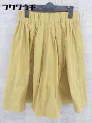 ◇ Adam et Rope’ アダム エ ロペ 膝丈 フレア スカート サイズF マスタード レディース 【中古】 【1002800493821】