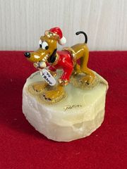 〖 希少〗ディズニー　プルート　クリスマス　台座　大理石　ロンリー社製