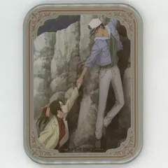 【中古】バッジ・ピンズ 服部平次＆遠山和葉(そして人魚はいなくなった) ビッグスクエア缶バッジ 「セガ ラッキーくじ 名探偵コナン メモリアルカット」 K賞