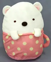 【中古】ぬいぐるみ しろくま カップぬいぐるみXL 「すみっコぐらし」