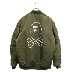 A BATHING APE (アベイシングエイプ) MA-1 フライトジャケット カーキ 004HJH701002Mのサムネイル