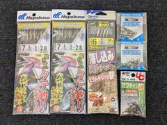 ハヤブサ hayabusa 船極 喰わせサビキ タテ釣りスペシャル ホロフラッシュアピールMIX＆サバ皮 7号 SS424 OWNER オーナーばり 落とし込み剛サビキ 仕掛 6号