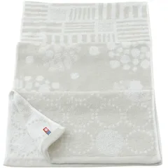 【在庫処分】高吸水 速乾 綿100% 日本製 国産 中厚 ブランド認定 汗拭き 3枚セット 花柄 aika ハンドタオル グレー 今治タオル Bセット