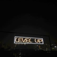 【定価50%OFF】level up ☓ ネオンサイン / ネオン管 / ネオンライト / インテリア照明