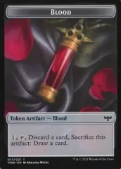 【中古】マジックザギャザリング 017/021・017/021[トークン]：【Q07】BLOOD/BLOOD/血/血のサムネイル