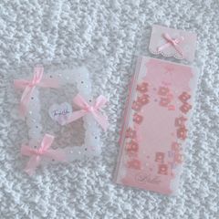 TikTok3000人突破記念♡ゲリラSALE☆*:.｡. No.209 サテンリボンモチーフなぷくぷくデコ