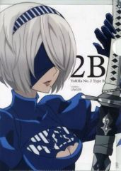 [중고] 클리어 파일 2B (버스트 업 / 배경 흰색) 오리지널 A4 클리어 파일 [NieR : Automata Ver1.1a (니어 오토 마타) × 로손] 대상 상품 구입 특전