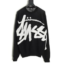 STUSSY ステューシークルーネックながそでジャンパー プルオーバーニットセーター 男女兼用