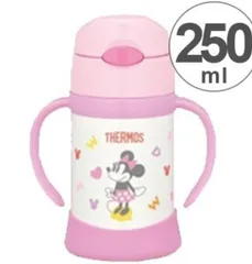 子供用水筒　サーモス(thermos)　真空断熱ベビーストローマグ　ミニーマウス　250ml　FHI-250DS ピンク