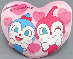 【中古】クッション・本体 ドキンちゃん＆コキンちゃん ハート型もちもちクッション 「アンパンマン」 アンパンマンこどもミュージアム期間限定