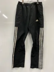 ピ51⚫︎adidas⚫︎アディダス⚫︎メンズ⚫︎パンツ⚫︎ジャージ⚫︎スポーツ⚫︎CLIMALITE⚫︎クライマライト⚫︎ロゴ⚫︎プリント⚫︎sizeL⚫︎黒