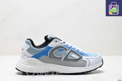 ディオール（Dior）B30 メッシュ生地厚底レース付きレジャーロートップスニーカー 男女共通のダッドシューズ。-WTO輸入1
