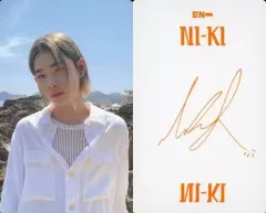 ENHYPEN NIKI ニキ　エンハイフン　エナプ　エナイプン　直筆サイン ENHYPEN ニキ 直筆サイン入り インスタントフォト WALKTHELINE