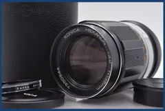 ★極上美品★ コニカ Konica HEXANON 135mm F3.5 前後キャップ&レンズフィルター、ケース付 ★完動★同梱可 #mj3455