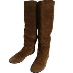 fabio rusconi  ファビオルスコーニ スエードロングブーツ 高級スエード 23.5cm