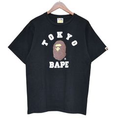A BATHING APE　アベイシングエイプ　CITY TEE TOKYO COLLEGE　プリントTシャツ　001TEI721023F　8054000209590