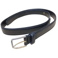 RE160 dunhill　ダンヒル　レザーベルト　ブラック　黒　レディース　 本革　イタリア製　ビジネス　スーツ　シンプル　フォーマル