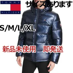 tom-013　トミーヒルフィガーTOMMY HILFIGER[159AN823]1-1紺■ボンバージャケット ダウンジャケット 中綿 メンズ アウター フーディ PEARLIZED PERFORMANCE HOODED PUFFER JACKET