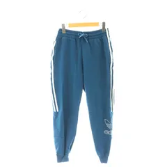 アディダスオリジナルス adidas originals トラックパンツ TRACK PANTS スウェト イージー ジョガー コットン S 青 ブルー /YQ ■OSのサムネイル