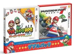 【中古】ニンテンドー3DSソフト マリオ＆ルイージRPG ペーパーマリオMIX・マリオカート7 ダブルパック
