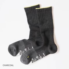 ANDSOX アンドソックス SUPPORT PILE CREW サポートパイルクルー 靴下 ソックス 抗菌防臭 ユニセックス レディース メンズ 新品 国内正規品 日本製 【サイズ / M：25-28cm】