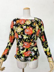 【前開き】新品　Joan 社交ダンス　花柄　デザインカットソーｊ100 前開き】新品 Joan 社交ダンス 花柄 デザインカットソーj100 - メルカリ