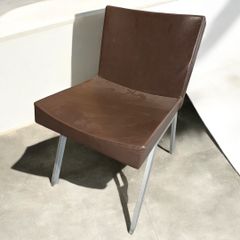 1脚限定販売 レザー調チェア スタッキングチェア ダイニングチェア 座り心地良好 椅子 一人掛け椅子
